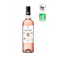 Terres d'Anthea vin rosé AOC Buzet labellisé Bio en bouteille 75cl
